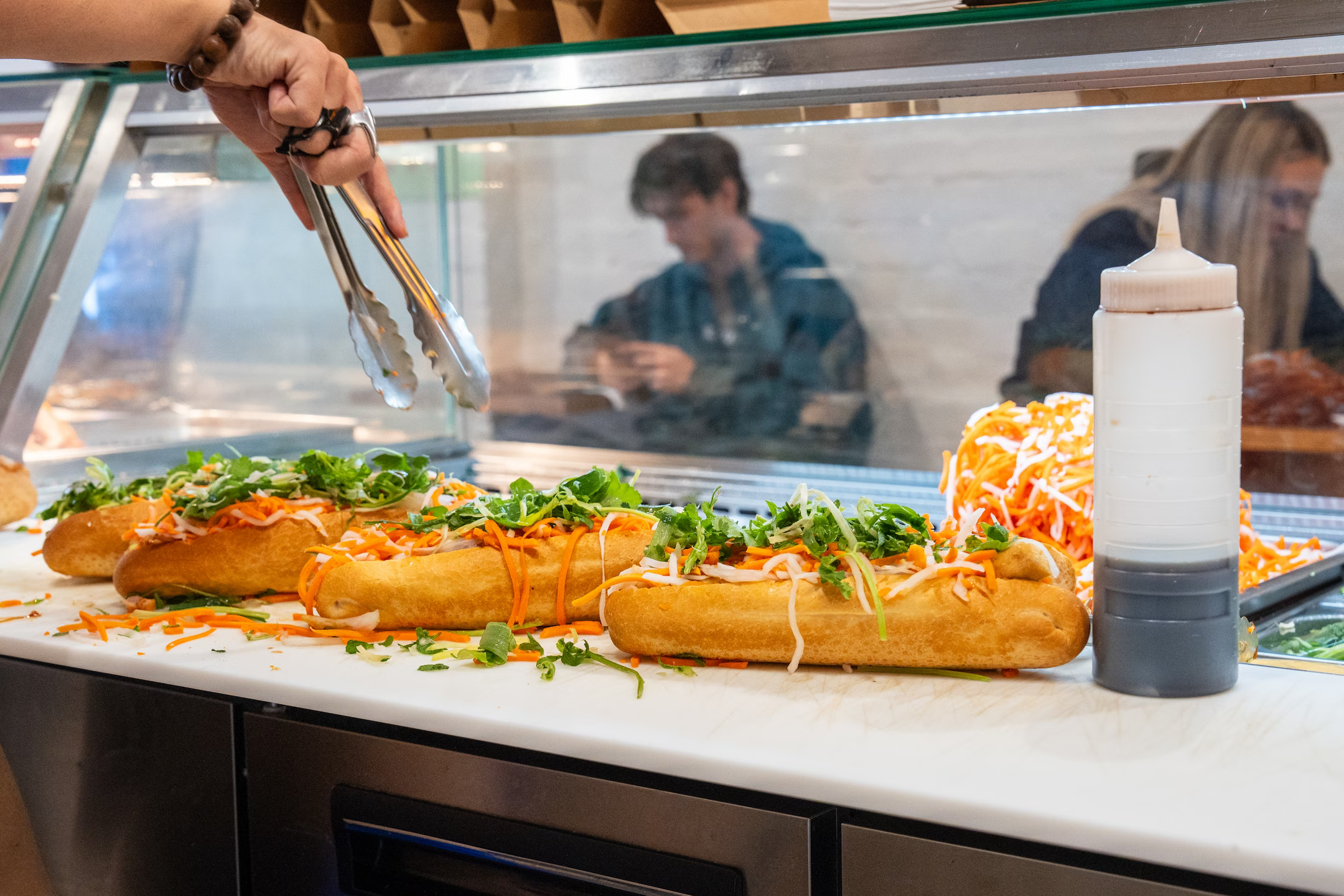 Store counter at Long Banh Mi